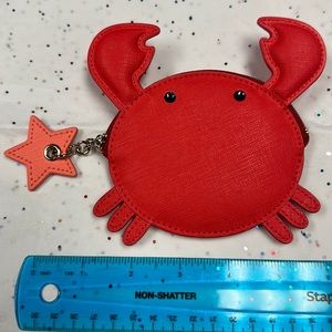 Authentic Kate Spade Crab coin purse - never used